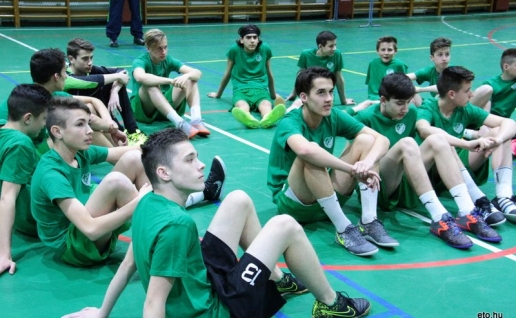 Csapatépítő tréning az U15-ös futsalosoknál!