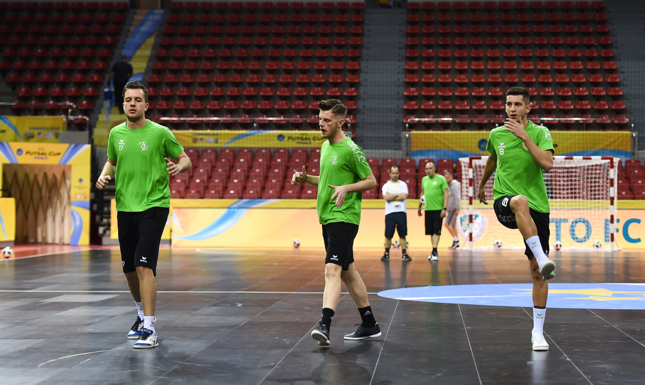 Edzenek az ETO futsalosai Zaragozában