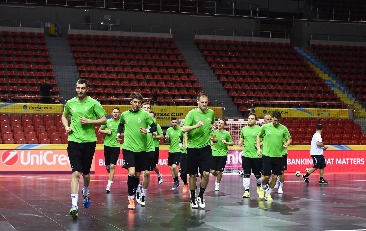 Edzenek az ETO futsalosai Zaragozában