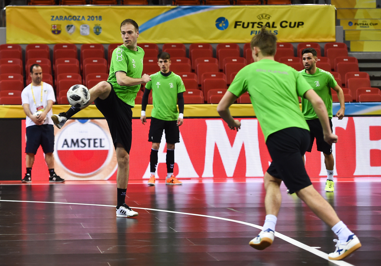 Edzenek az ETO futsalosai Zaragozában