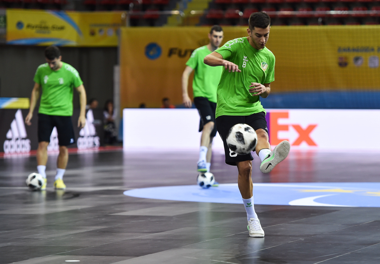 Edzenek az ETO futsalosai Zaragozában