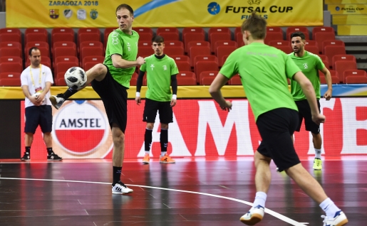 Edzenek az ETO futsalosai Zaragozában