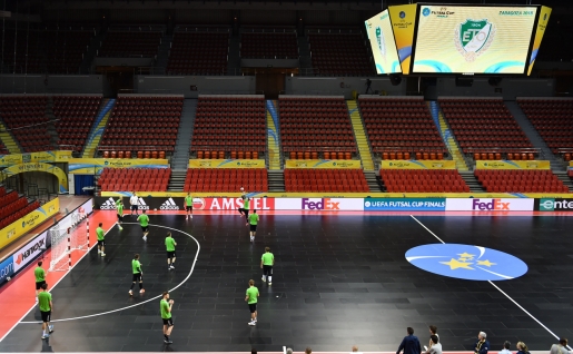 Edzenek az ETO futsalosai Zaragozában