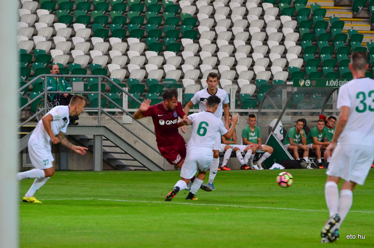 ETO FC Győr - Trabzonspor 0-2