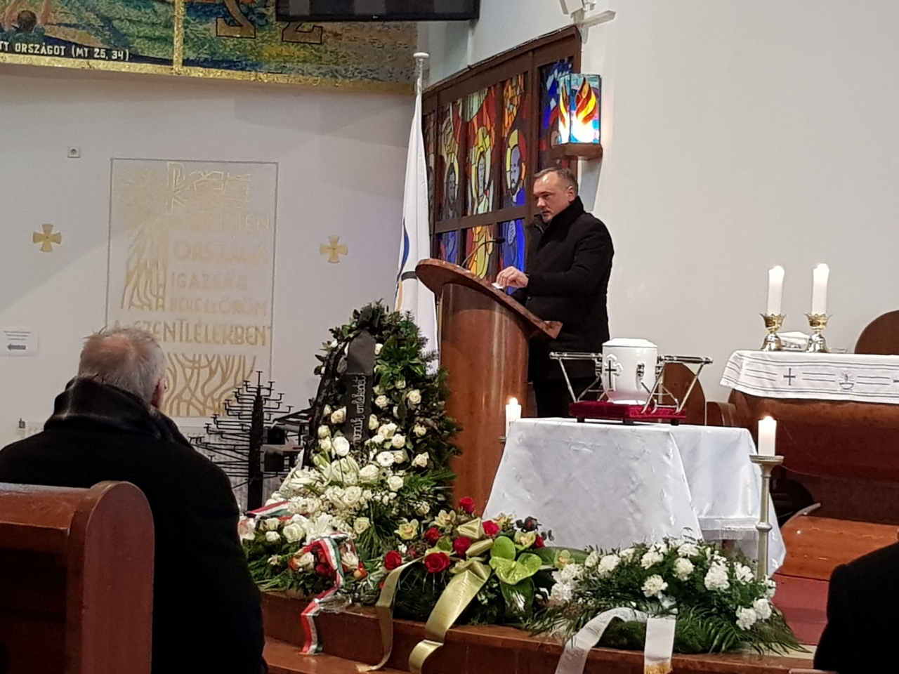 Palotai Károly temetése