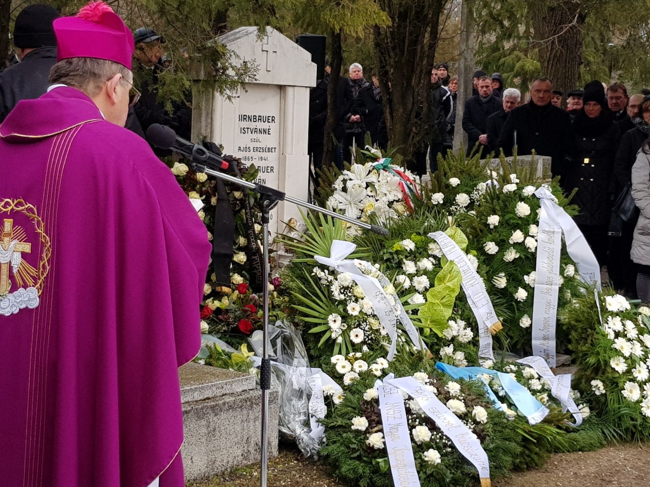 Palotai Károly temetése