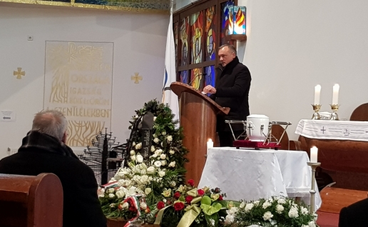 Palotai Károly temetése