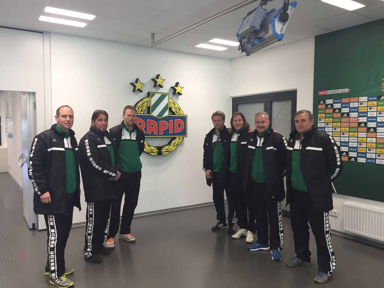 Szakmai látogatás a Rapid Wien csapatánál