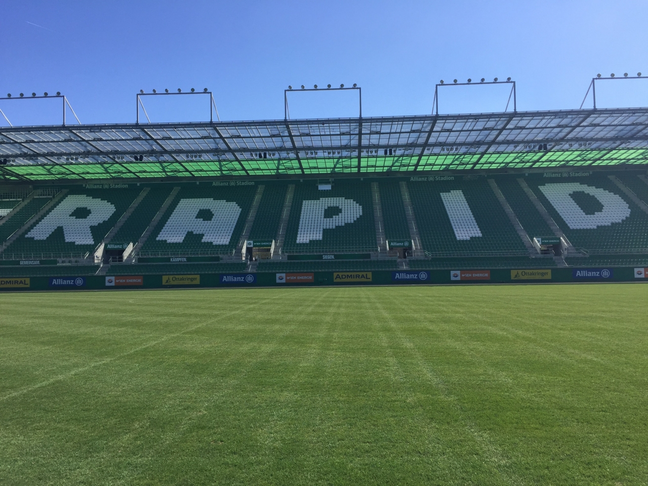 Szakmai látogatás a Rapid Wien csapatánál