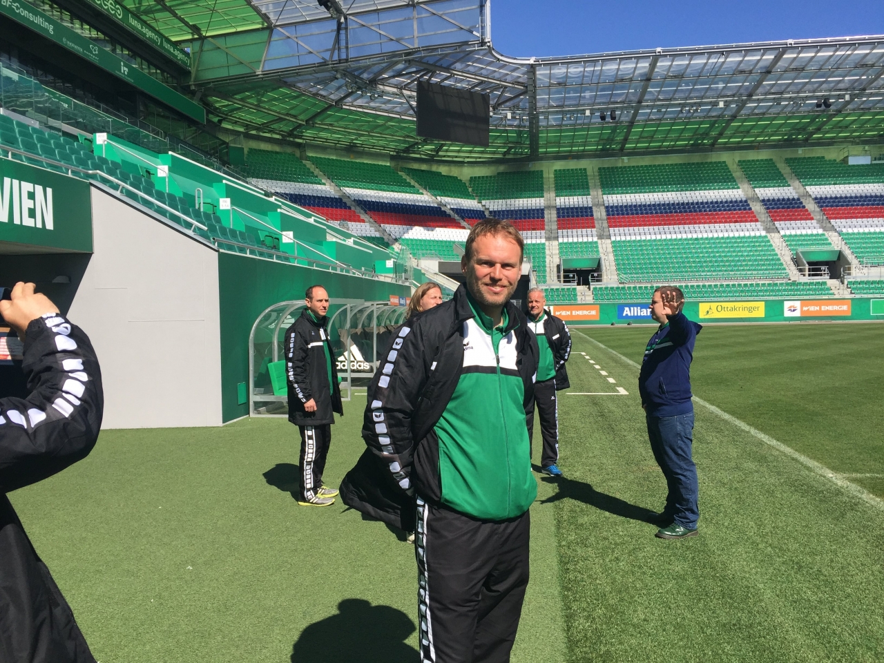 Szakmai látogatás a Rapid Wien csapatánál
