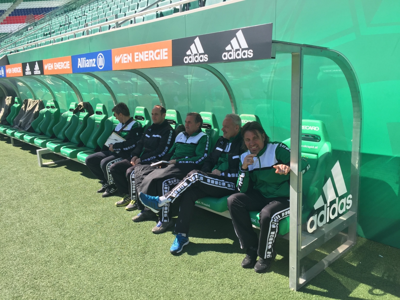 Szakmai látogatás a Rapid Wien csapatánál