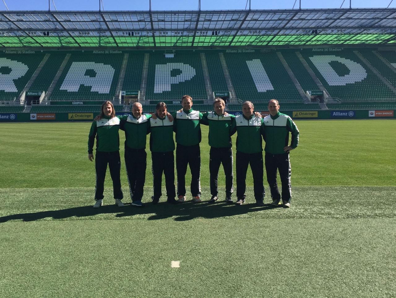 Szakmai látogatás a Rapid Wien csapatánál