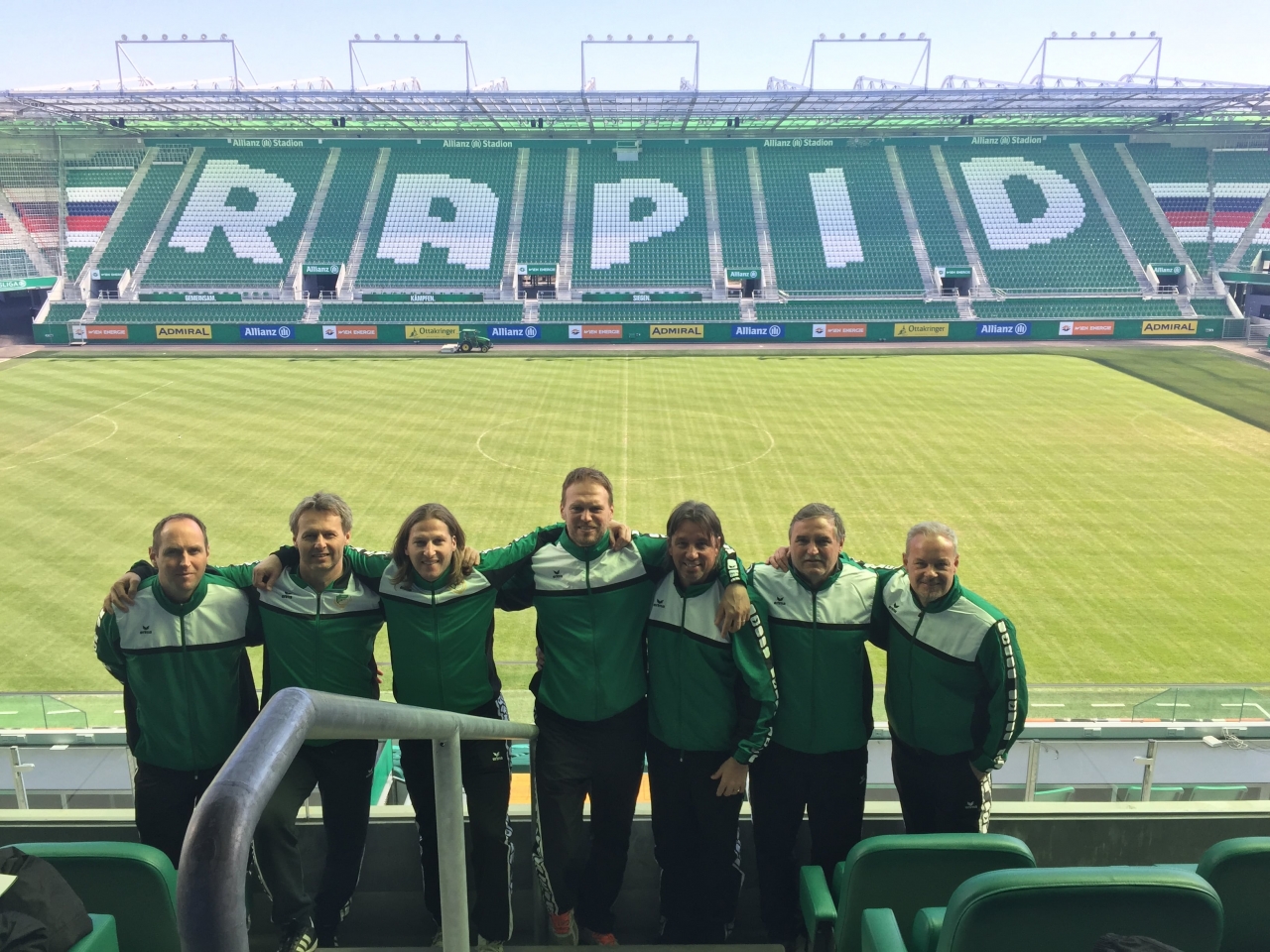 Szakmai látogatás a Rapid Wien csapatánál