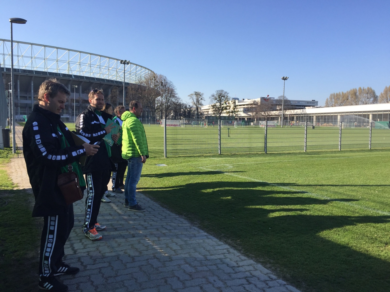 Szakmai látogatás a Rapid Wien csapatánál
