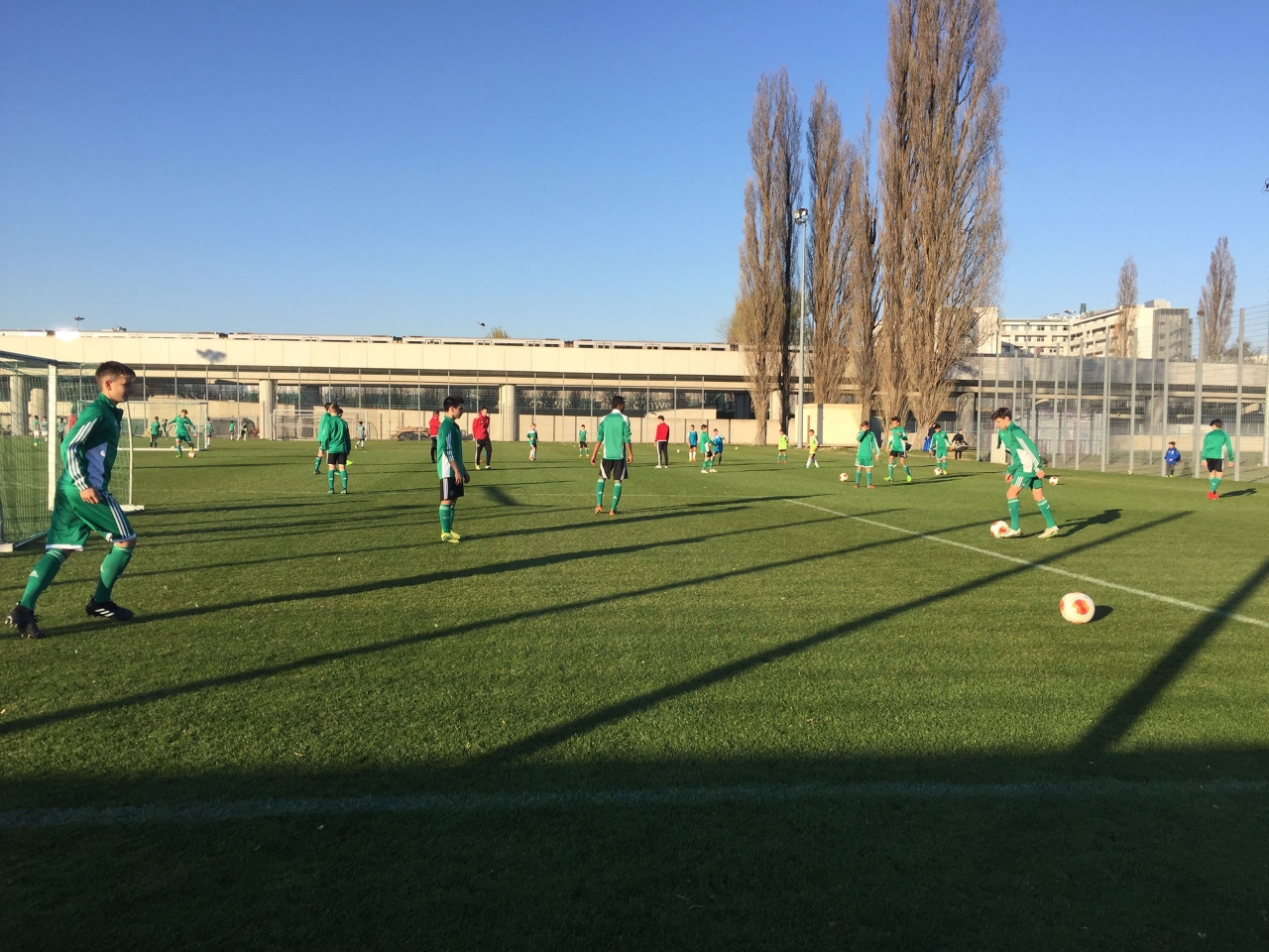 Szakmai látogatás a Rapid Wien csapatánál
