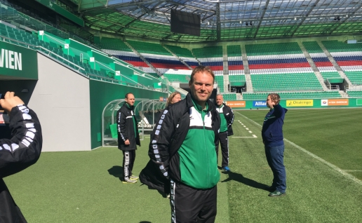 Szakmai látogatás a Rapid Wien csapatánál