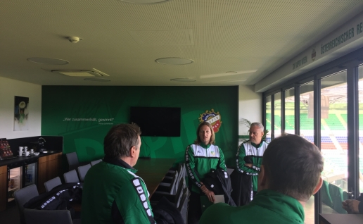 Szakmai látogatás a Rapid Wien csapatánál