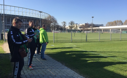 Szakmai látogatás a Rapid Wien csapatánál