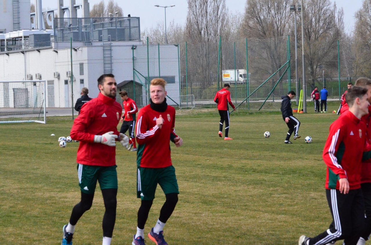 U21-es válogatott edzés az ETO-ban