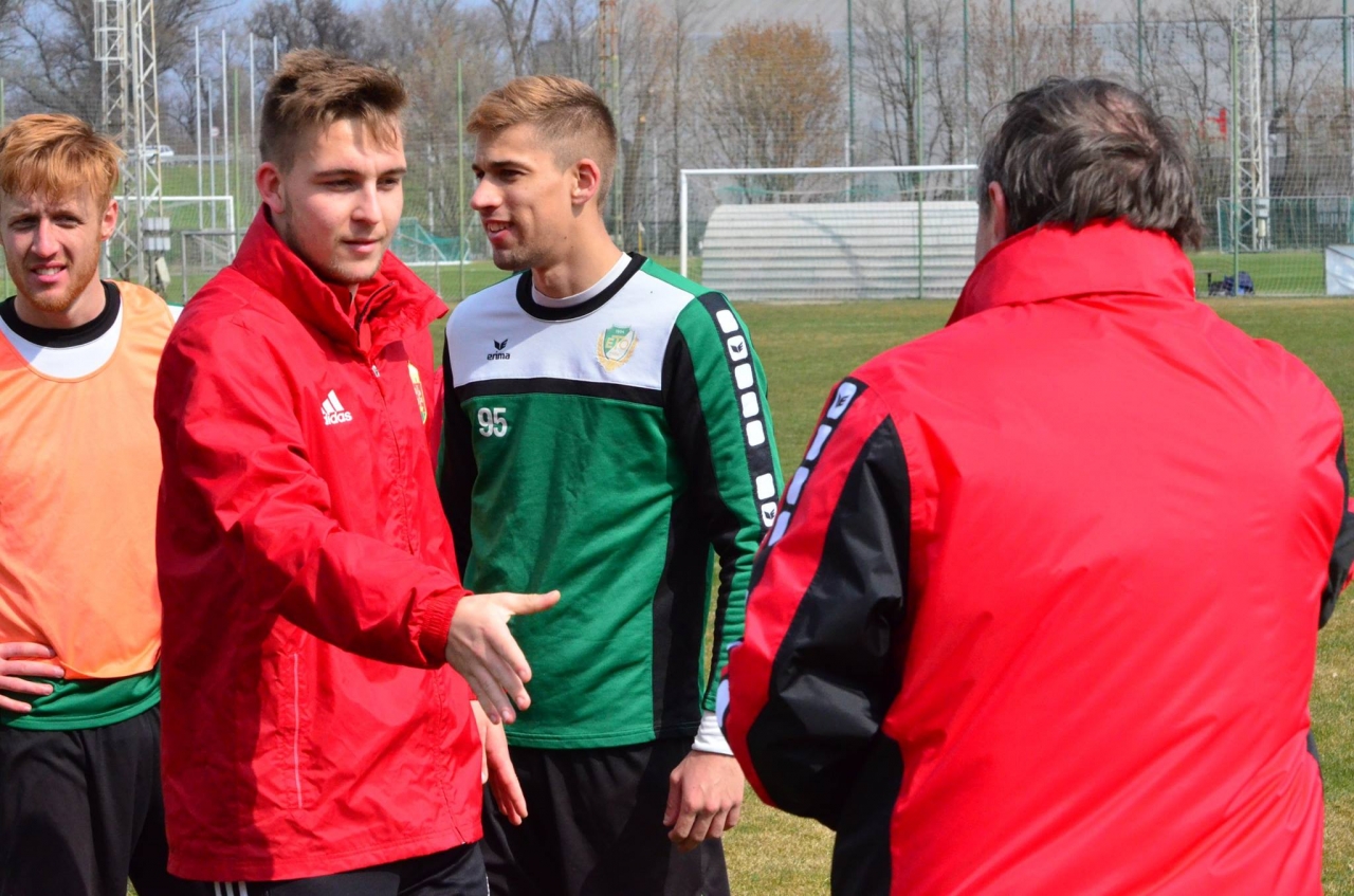 U21-es válogatott edzés az ETO-ban
