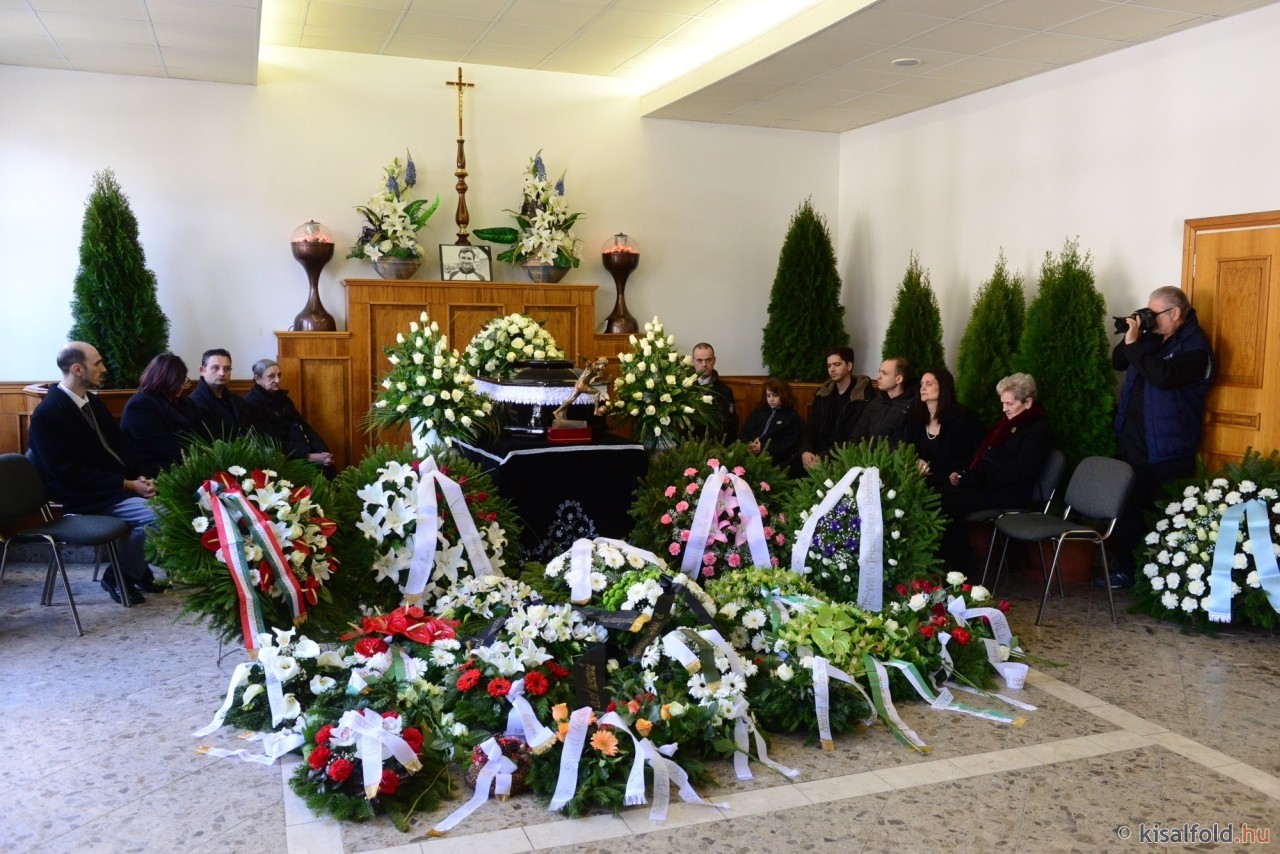 Verebes József temetése