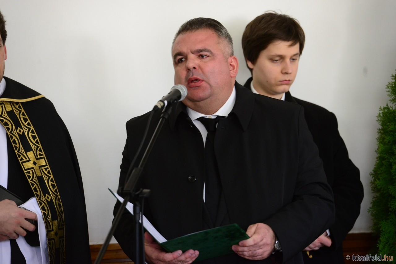 Verebes József temetése