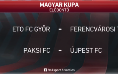 A Ferencvárossal találkozunk az elődöntőben