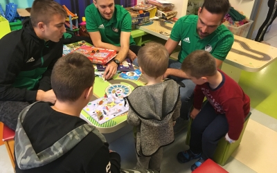 A kórház gyerekosztályán jártunk