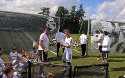 A Real Madrid focitáborában járt Gacs Gábor 