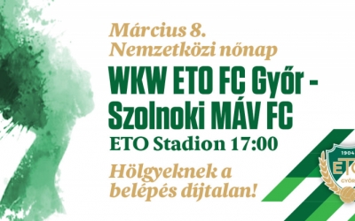 A vasárnapi mérkőzésre Hölgyeknek ingyenes a belépés