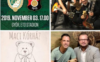 Az Auróra zenekar, Venczel-Kovács Zoltán és Nagy Balázs is csatlakozott a Maci Kórház akcióhoz!