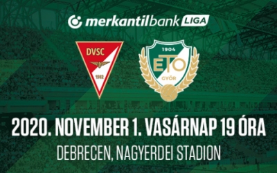 Az éllovas Debrecen otthonában az ETO FC