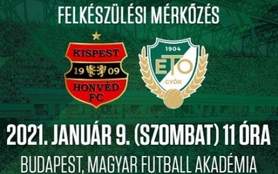 Az idei első mérkőzés: Kispesten a Honvéd ellen