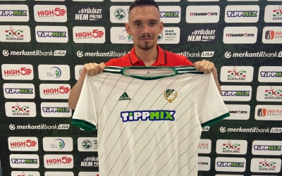 Bencze Márk az első érkező