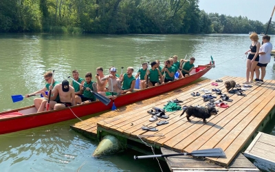 Csapatépítő sárkányhajózás