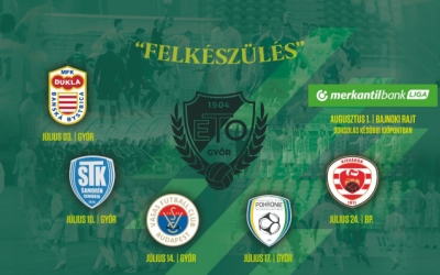 Edzések és előkészületi mérkőzések futószalagon