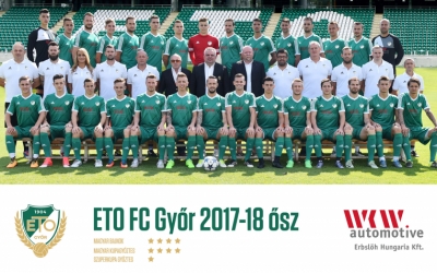 Elkészült a WKW ETO FC Győr hivatalos csapatképe