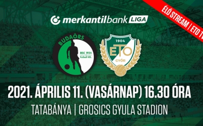 ÉLŐ: Budaörs - WKW ETO FC Győr