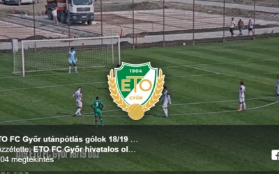 ETO UP Őszi gólösszefoglaló