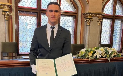 Fodor Ferenc megszerezte második diplomáját
