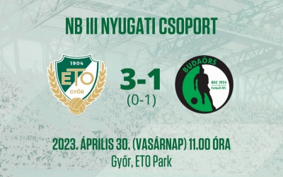 Folytatta nyerő szériáját az ETO Akadémia