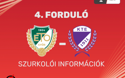 Fontos információk a holnapi mérkőzéssel kapcsolatban
