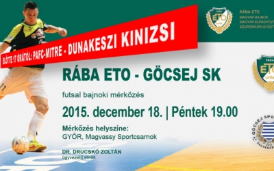 Futsal: Pénteken kettős rangadó 