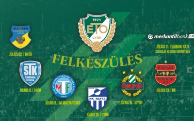 Hat edzőmérkőzés a felkészülési programban