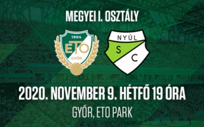 Hétfőn este: ETO Akadémia - Loland Nyúl SC