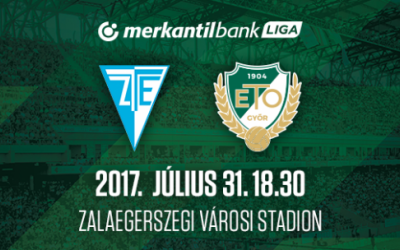 Hétfőn ZTE-ETO rangadó