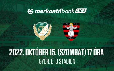 Időpontváltozás: ETO FC Győr - Szentlőrinc