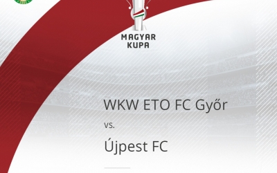 Jegyvásárlási és beléptetési tájékoztató az ETO-Újpest kupamérkőzésre