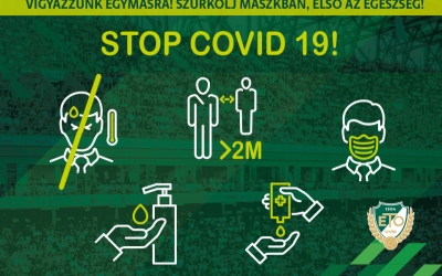 KÖTELEZŐ A MASZKVISELÉS!
