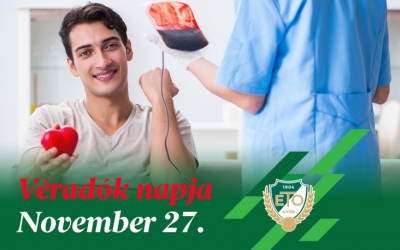Közös ETO-s véradás a véradók napján